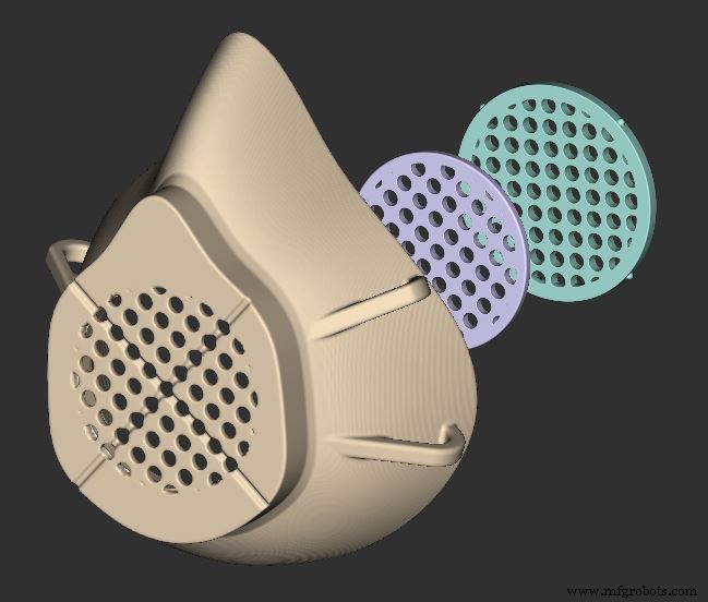 Ingeniería de la mascarilla facial Fast Radius: diseño, prototipado e innovación