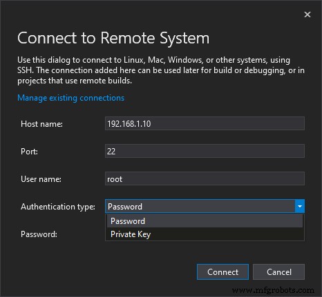 Depuración de componentes y programas C++ en dispositivos PLCnext Control con Visual Studio