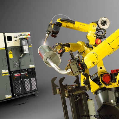 Logre soldadura orbital de precisión con robots Fanuc reacondicionados