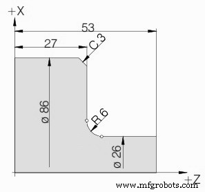 Programación CNC: Chaflán y Radio Usando G-Code G01