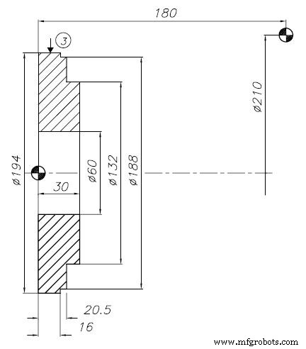 Ejemplo de programa CNC SINUMERIK 810T para mecanizado de disco de precisión