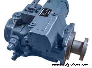 Rexroth A4VTG: Bomba hidráulica de engranajes gemelos en V para alta presión y alto caudal