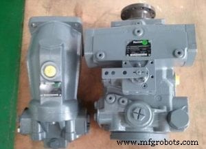 Rexroth A4VTG: Bomba hidráulica de engranajes gemelos en V para alta presión y alto caudal