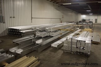 Fabricación experta de estructura de soporte para horno de vidrio de 20 pies