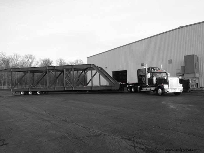 Estructura de precisión para transportador de materiales a granel de 2.200 TM/hora